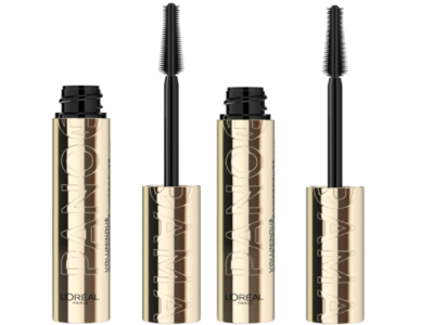 L'Oreal Paris Panorama Mascara, Blackest Black, 0.33 fl oz/99 mL, 2 Pack