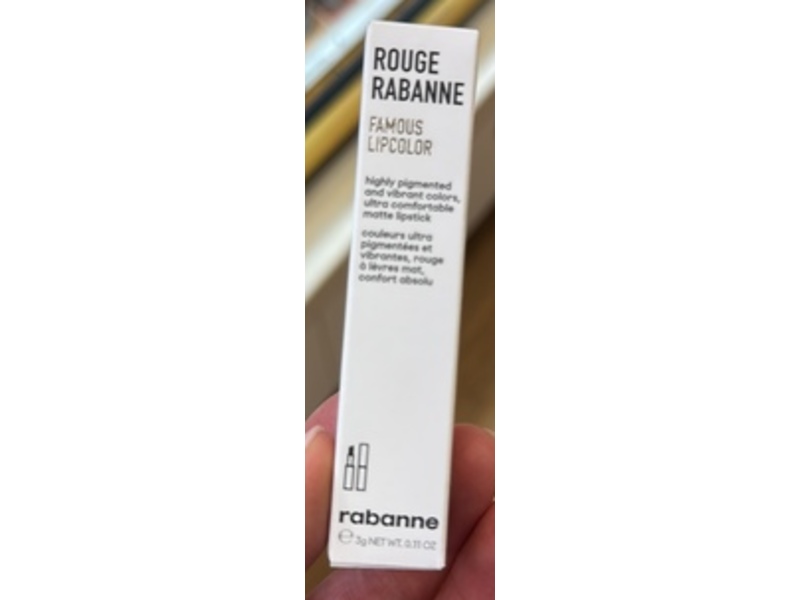 Rabanne Rouge Rabanne Famous Lipcolor Matte Lipstick, 310. Ghosted, 0.11 oz/3 g
