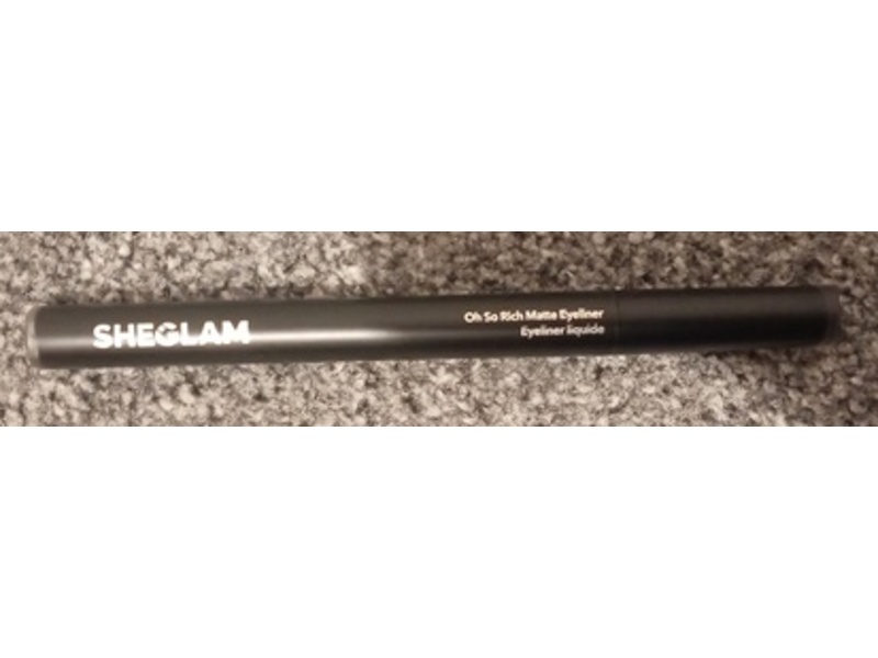 Sheglam Oh So Rich Matte Eyeliner, Black, 0.028 oz/0.8 g
