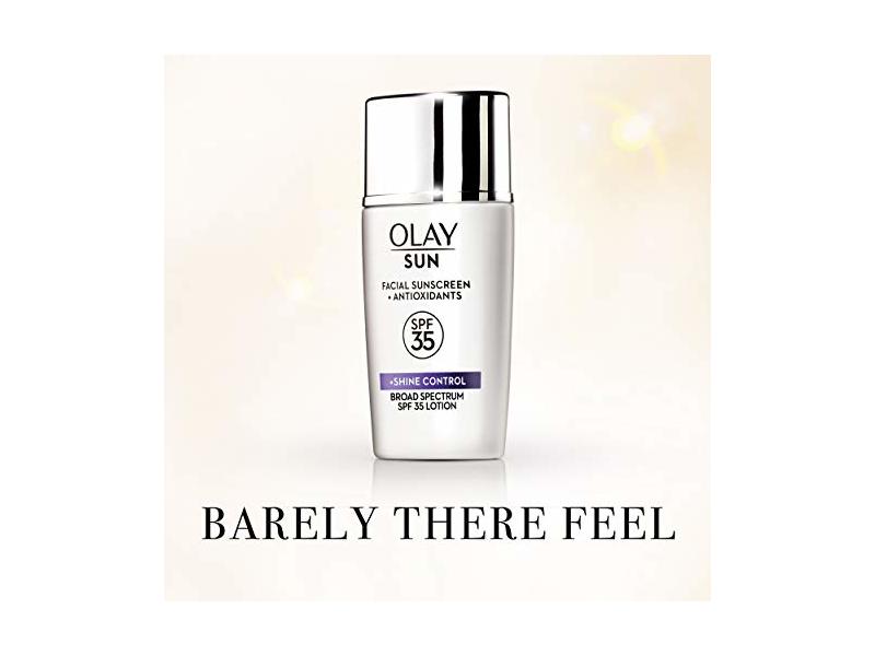 Olay Sun Facial Sunscreen + Shine Control, SPF 35, 40 mL