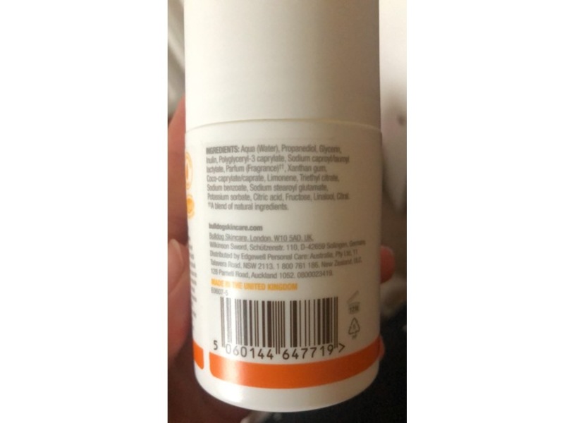 Bull Dog Skincare Naturak Deodorant, Lemon & Bergamot, 75 mL