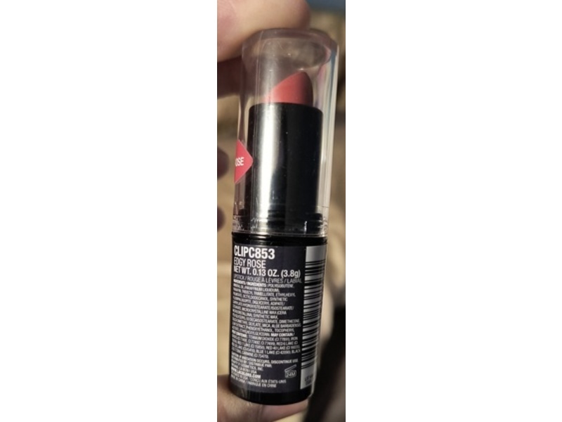 L.A. Colors Pout Chaser Lipstick, Edgy Rose CLIPC853, 0.13 oz/3.8 g