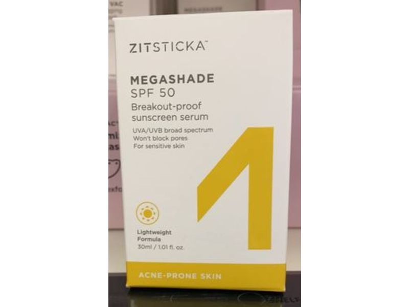 Zitsticka Megashade Sunscreen Serum, SPF 50, 1.01 fl oz/30 mL