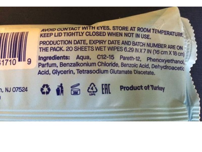 G & Y Antibacterial Hand Wipes, 20 Ct