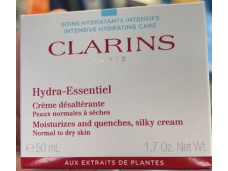 Clarins Paris Hydra Essentiel Moisturizes & Quenches, Silky Cream, 1.7 oz/50 mL