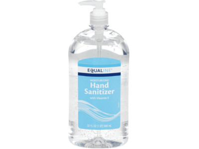 Equaline Moisturizing Hand Sanitizer, Vitamin E, 32 fl oz/946 mL