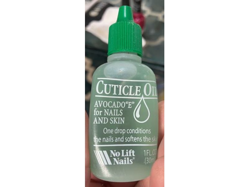 No Lift Nails Cuticle Oil, Avocado E, 1 fl oz/30 mL