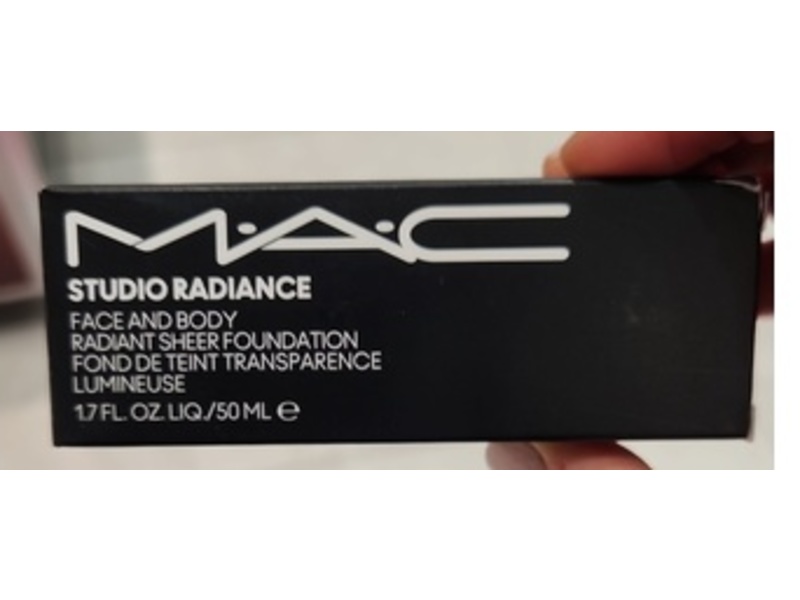 M.A.C Studio Radiance Face & Body Radiant Sheer Foundation, N9, 1.7oz/50 mL
