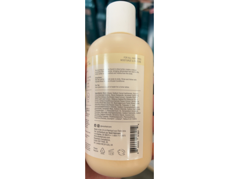 Voce Haircare Moisture Infused Shampoo, 8.5 fl oz/250 mL