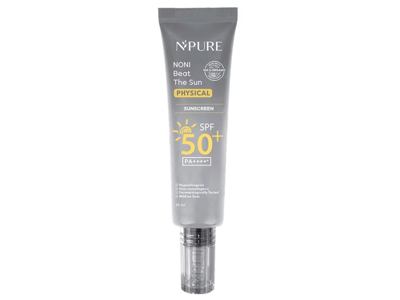 NPure Noni Beat The Sun Sunscreen, Physical, SPF 50+, PA++++, 35 mL