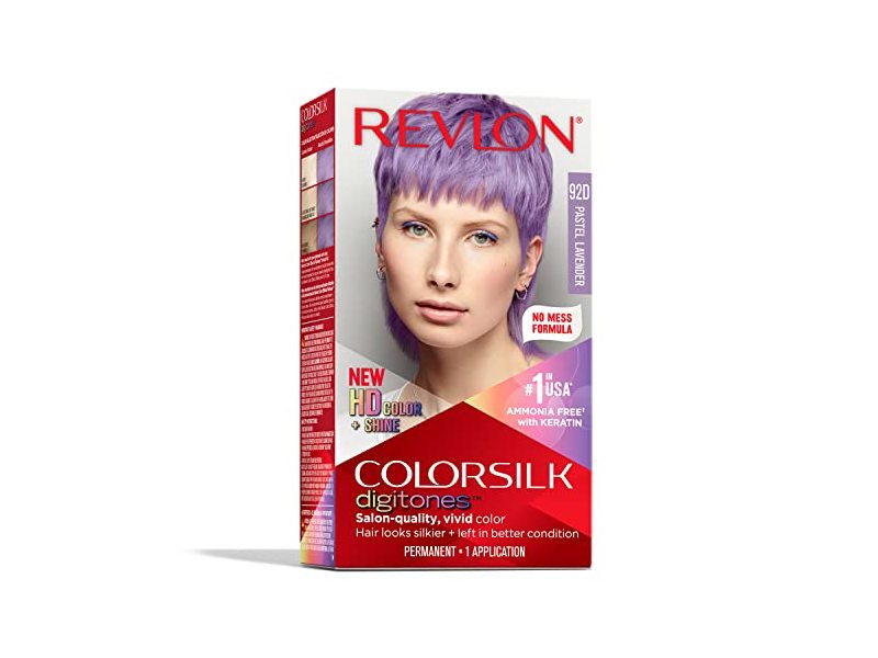 Revlon Colorsilk Digitones Permanent Hair Color, 92D Pastel Lavender, 1 Application