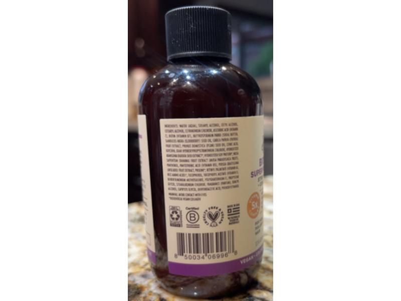 Soapbox Biotin and Superfruit Blend Strengthening Conditioner, Vegan Collagen + Eldeberry & Plum Oil, 3.3 fl oz/97 mL, Pack Of 24