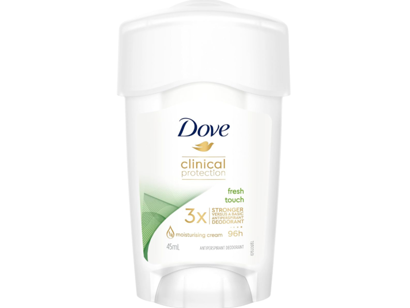 Dove Clinical Protection Cream Antiperspirant Deodorant, Fresh Touch, 45 mL