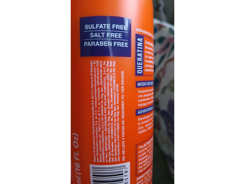 Activee Keratin Reapir & Frizz Control Conditioner, 16 fl oz/472 mL