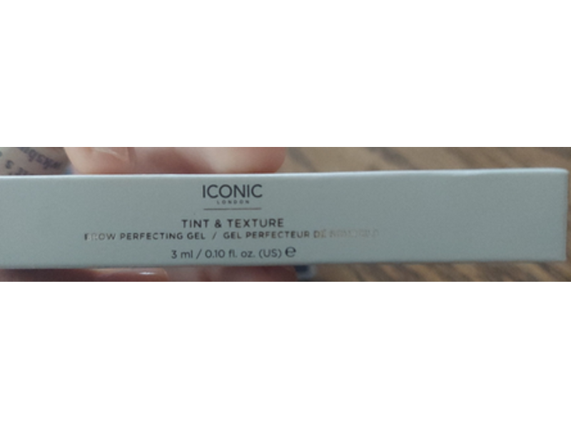Iconic London Brow Tint & Texture, Chocolate Brown, 0.10 fl oz/3 mL