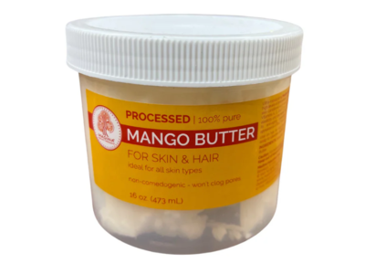 Madina 100% Pure Mango Butter, 16 oz/473 mL