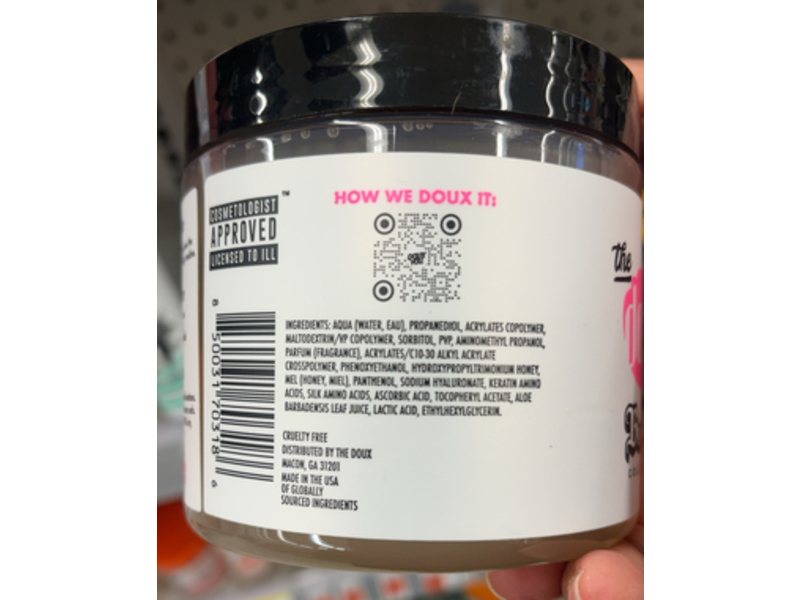 The Doux Bee Girl Honey Curl Custard, 16 fl oz/454 g