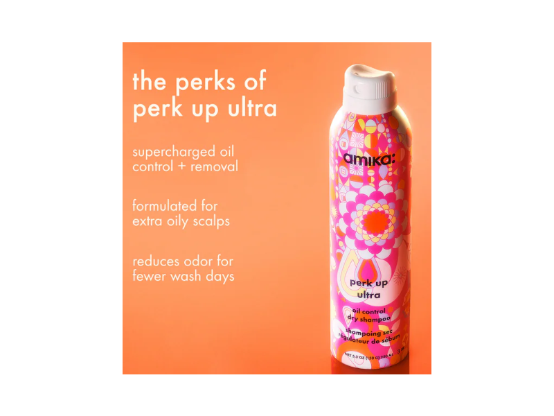 Amika Perk Up Ultra Oil Control Dry Shampoo, 5.3 oz/150 g