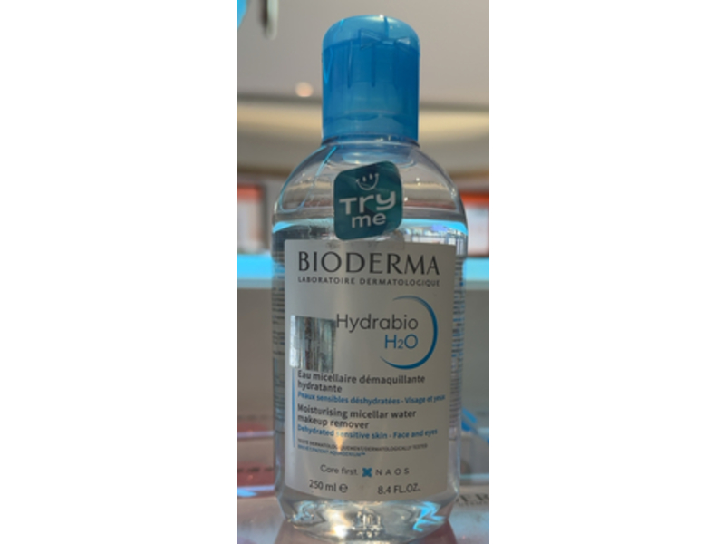 Bioderma Hydrabio H2O Micellar Water Makeup Remover, 8.4 fl oz/250 mL