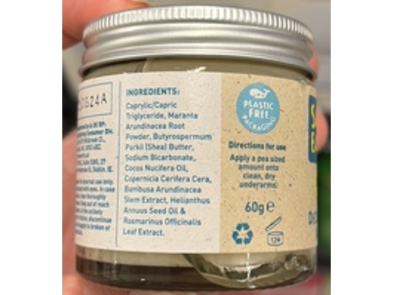 Salt Of The Earth Deodorant Balm, Unscented, 60 g