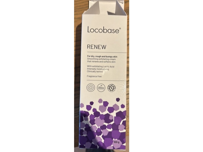 Locobase Renew Smoothing Exfoliating Cream, 100 g