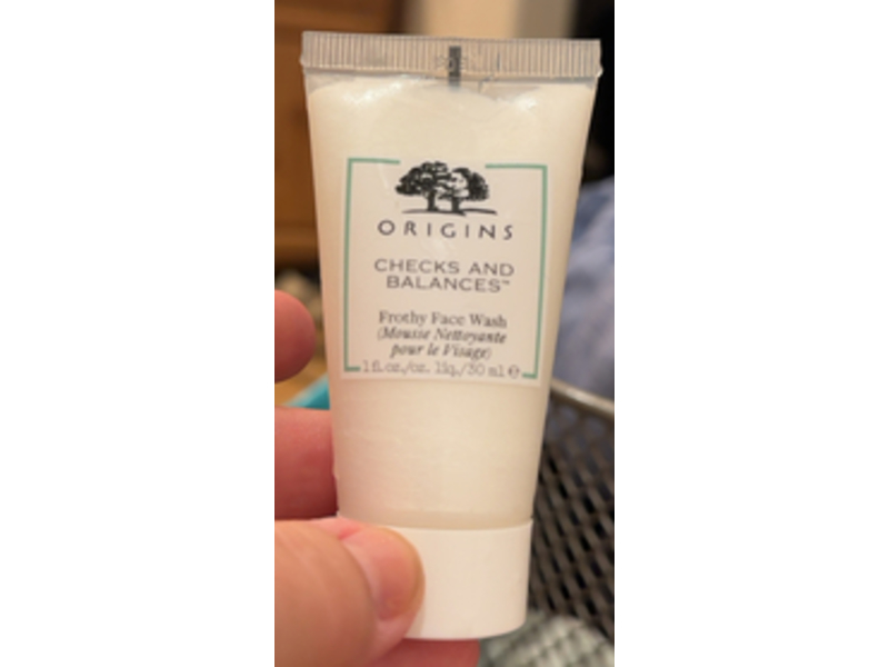 Origins Frothy Face Wash, Checks & Balances, 1 fl oz/30 mL