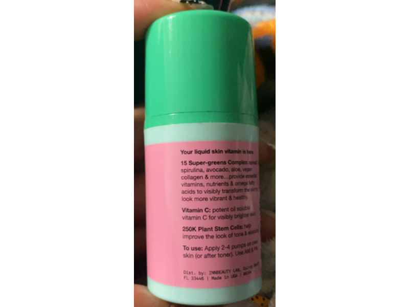 iNNBeauty Green Machine Oil Jelly Serum, 0.5 fl oz/15 mL