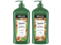Suave Moisturizing Shampoo & Conditioner, Almond & Shea Butter, 18 fl oz/532mL - Image 2