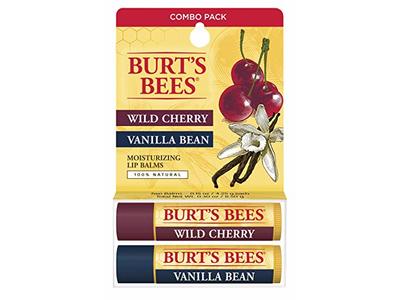 Burt's Bees Moisturizing Lip Balm, Wild Cherry & Vanilla Bean, 0.15 oz/4.25 g