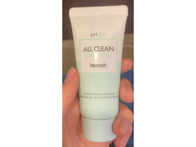 Heimish All Clean Green Foam Facial Cleanser, 30 mL