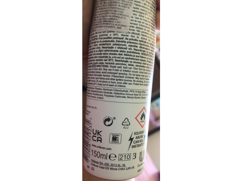 Dove Go Fresh Moisturising Cream Anti - Perspirant, Pear & Aloe Vera Scent, 150 mL