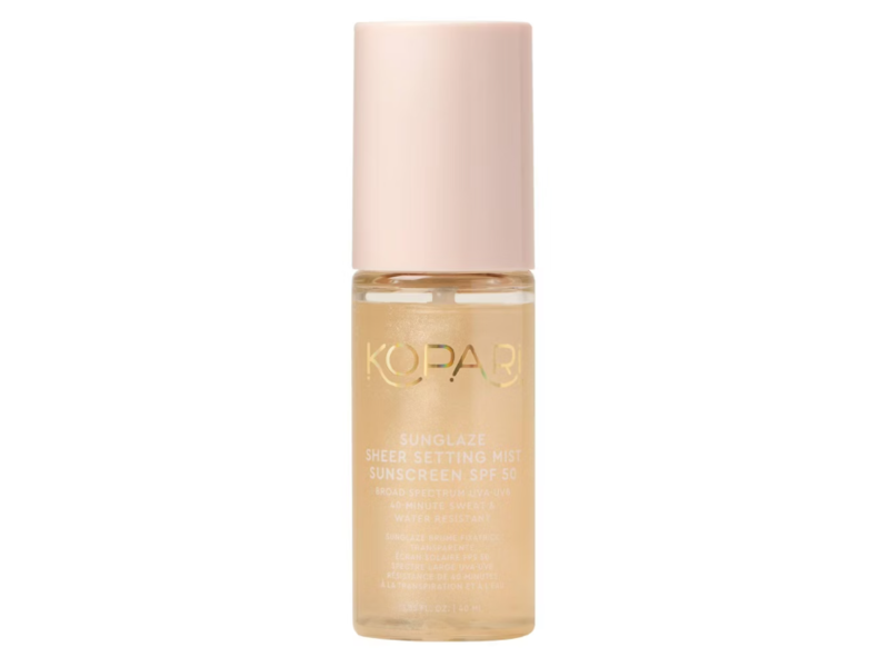 Kopari Sunglaze Sheer Setting Mist Sunscreen, SPF 50, 1.35 fl oz/40 mL