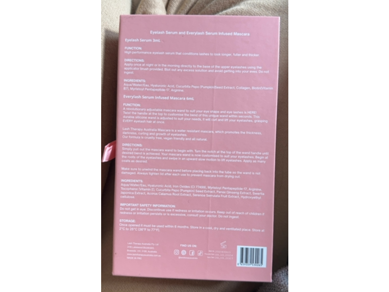 Lash Therapy Australia Day & Night Lash Routine