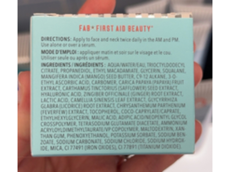 First Aid Beauty Brighten + Glow Moisturizer, Vitamin C, 1.7 fl oz/50 mL