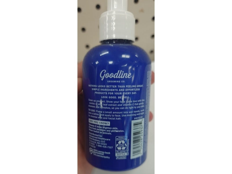 Goodline Grooming Co Daily Face And Beard Wash, 6 fl oz/177 mL