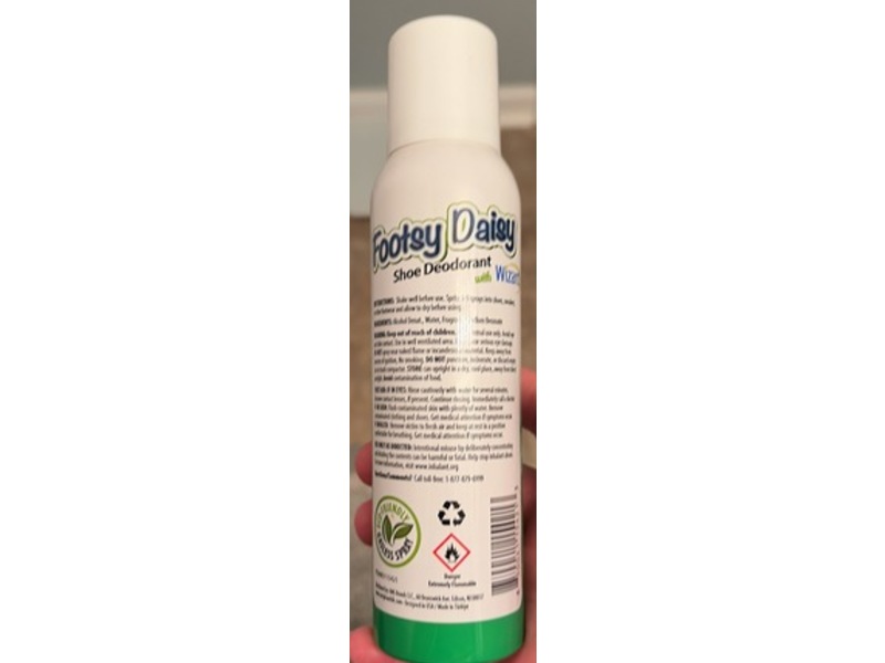 Footsy Daisy Shoe Deodorant, Eucalyptus Fragrance, 5 fl oz/147 mL