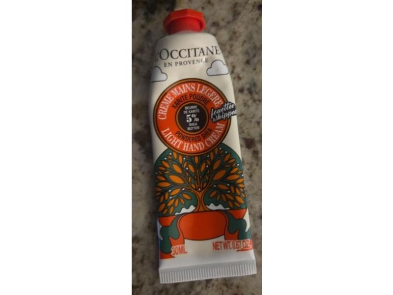 L'occitane En Provence Light Hand Cream, Powdered Shea, 0.67 oz/30 mL