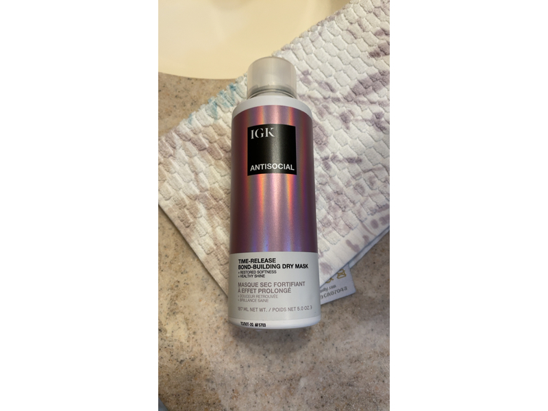 IGK Antisocial Overnight Bond-Building Dry Hair Mask, 5 oz/187 mL