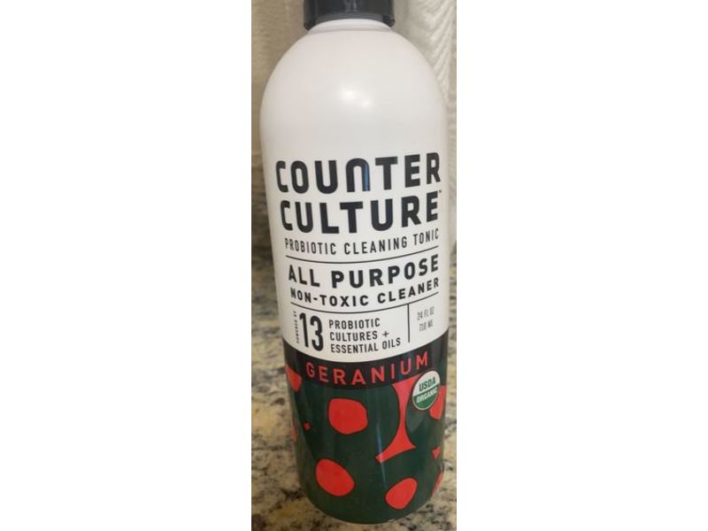 Counter Culture All Purpose Non-Toxic Cleanser, Geranium, 24 fl oz