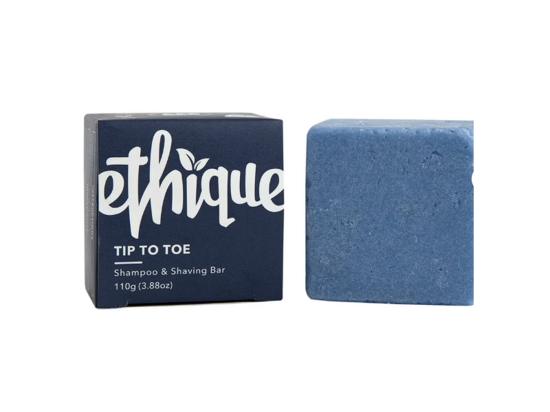 Ethique Tip-To-Toe 2-In-1 Solid Shampoo & Shaving Bar , 3.88 oz/110 g