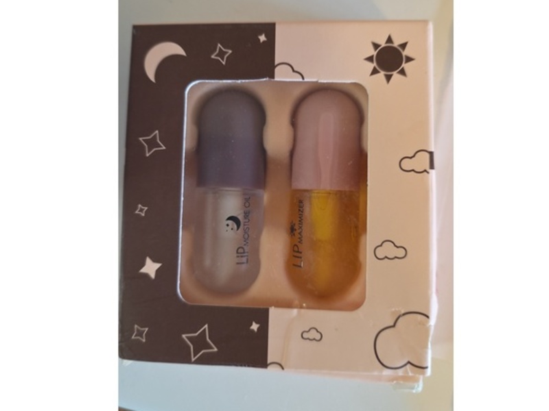 Kiss Beauty Day & Night Double Effect Lip Plumper Coffret, 3 mL, 2 Count