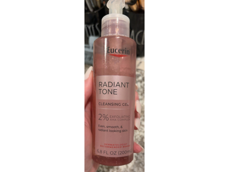 Eucerin Radiant Tone Cleansing Gel, 2% Aha Complex, 6.8 fl oz/200 mL