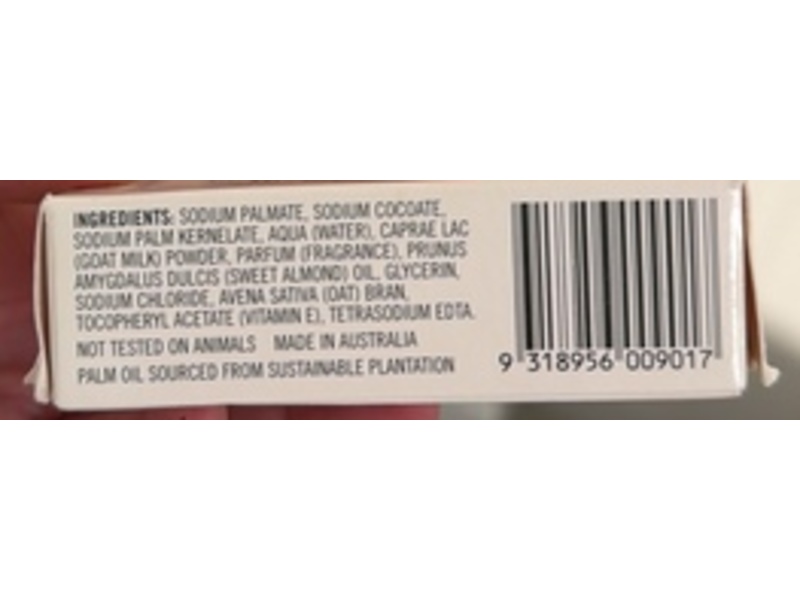 Natures Commonscents Natural Soap, Goats Milk & Oatmeal, 3.5 oz/100 g
