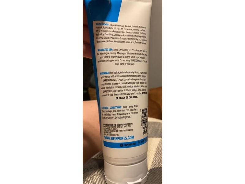 Bpi Shredding Gel, 8 fl oz/236 mL