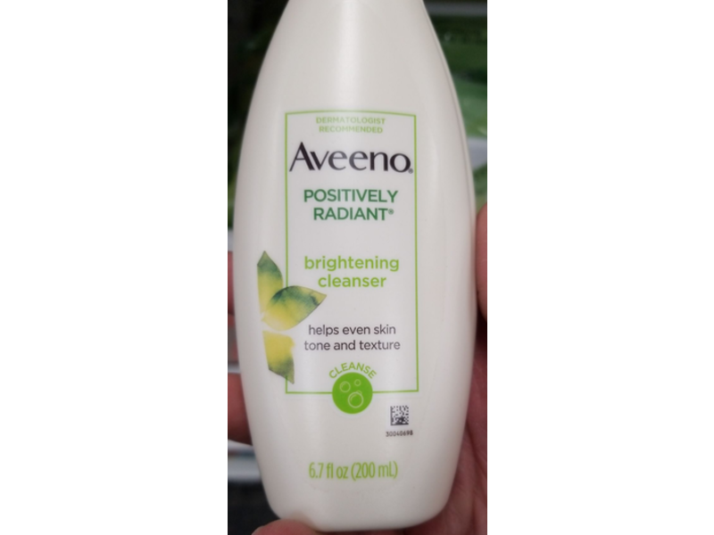 Aveeno Positively Radiant Cleanser, 6.4 fl oz/200 mL