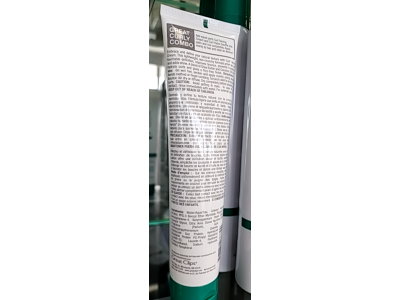 Great Clips Solutions Curl Taming Cream, 6 fl oz/175 mL