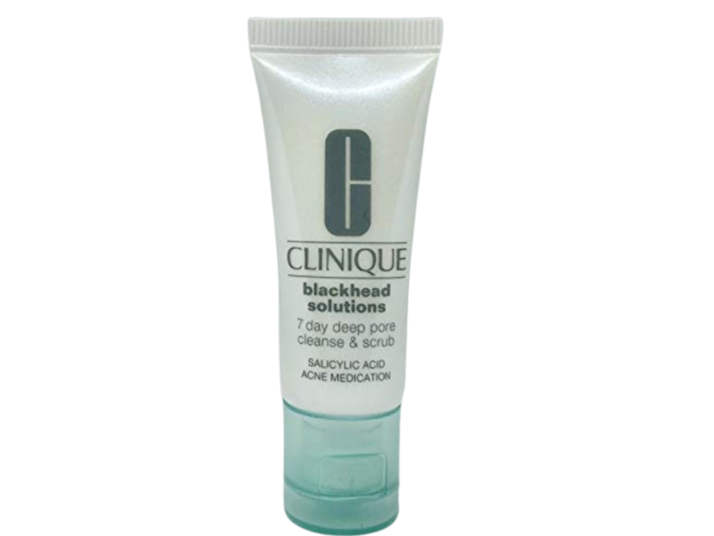 Clinique Blackhead Solutions 7 Day Deep Pore Cleanse & Scrub, Salicylic Acid, 0.5 fl oz/15 mL