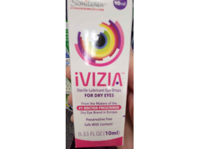 iVizia Sterile Lubricant Eye Drops, 0.33 fl oz/10 mL