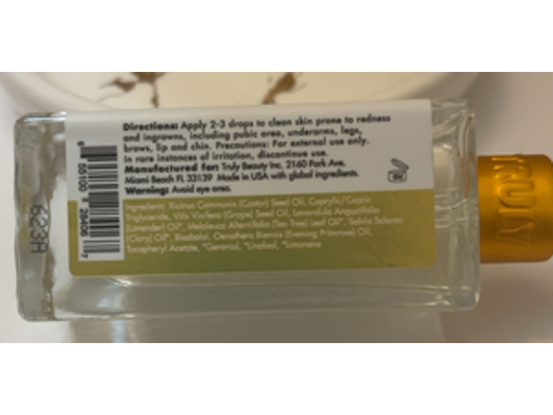 Truly Cooka Concentrate Ingrown Serum, Lavender, Tea Tree, Jojoba & Primrose, 0.7 fl oz/200 mL