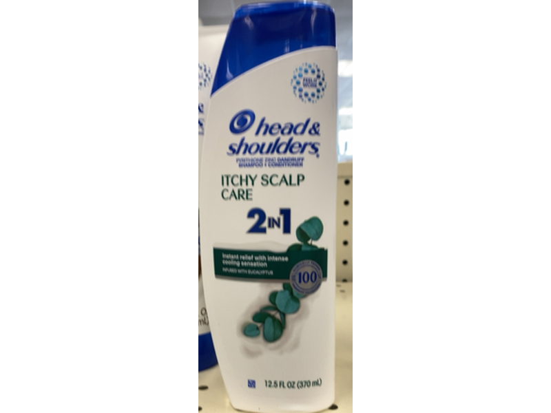 Head & Shoulders 2 In 1 Itchy Scalp Care Shampoo & Conditioner, 12.5 oz/370 mL